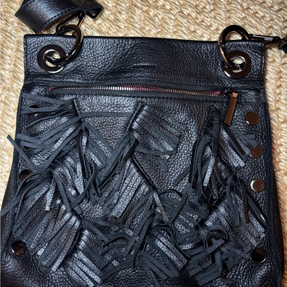 Hammitt Black Leather Crossbody Bag - Picture 2 of 8